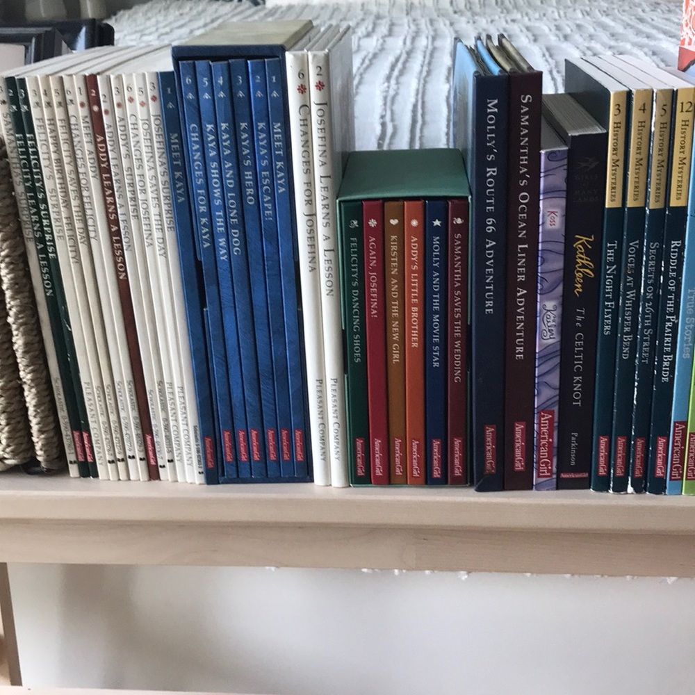 American Girl Books - 54 Varied soft and hardcovers vintage great condition